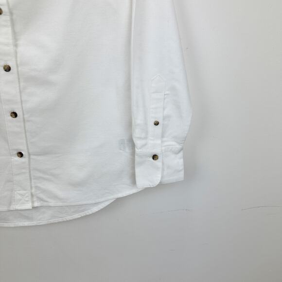 Madewell Oversized Button Up Shirt Oxford White Classic Minimalist Womens XS NWT - Picture 10 of 10
